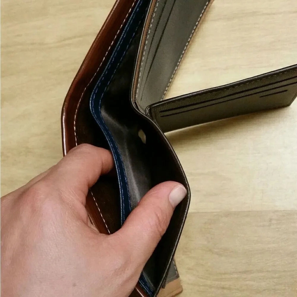 HPNew men's FUERDANNI Leather wallet